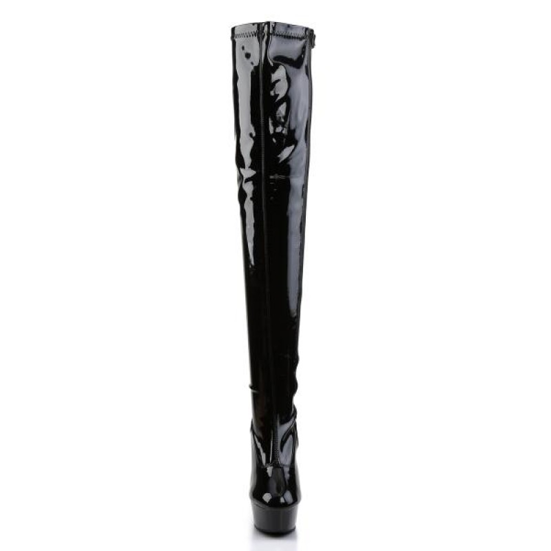Pleaser DELIGHT-3000 чизми на платформа DEL3000/B/M-E-bg