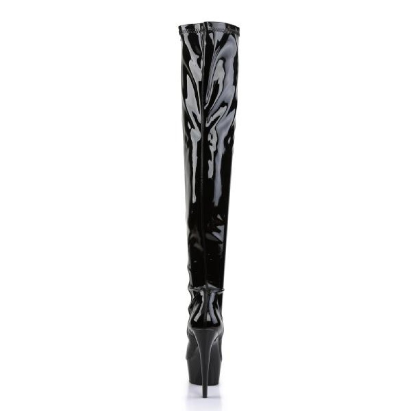 Pleaser DELIGHT-3000 чизми на платформа DEL3000/B/M-E-bg