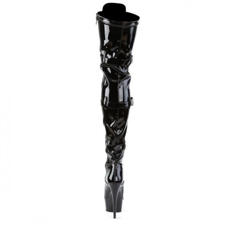 Pleaser DELIGHT-3000 чизми на платформа DEL3000/B/M-E-bg